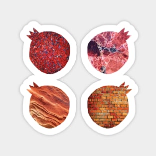 Pomegranite, Pomemarble, Pomesandstone & Pomebrick Sticker